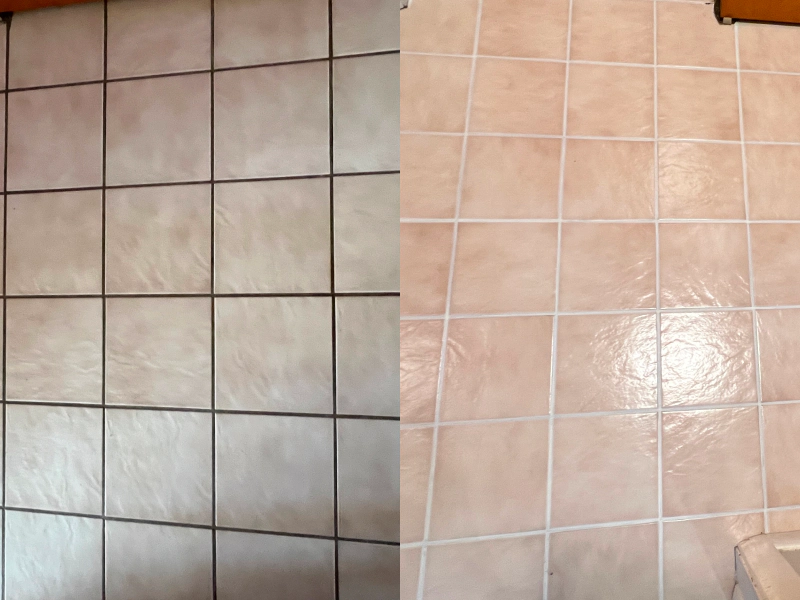 tile before after